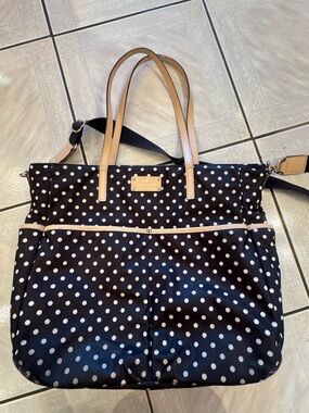 Kate Spade Baby Bag Black Polka Dot